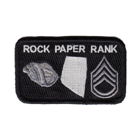 Rock Paper Rank Morale Patch - Various Colors