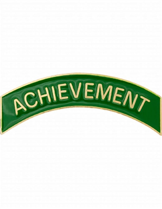 ROTC Metal Arc Tab ACHIEVEMENT