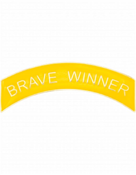 ROTC Metal Arc Tab BRAVE WINNER