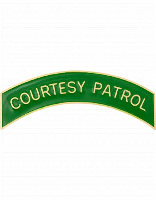 ROTC Metal Arc Tab COURTESY PATROL
