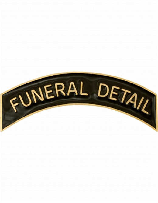 ROTC Metal Arc Tab FUNERAL DETAIL