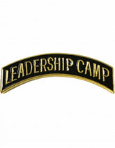 ROTC Metal Arc Tab LEADERSHIP CAMP
