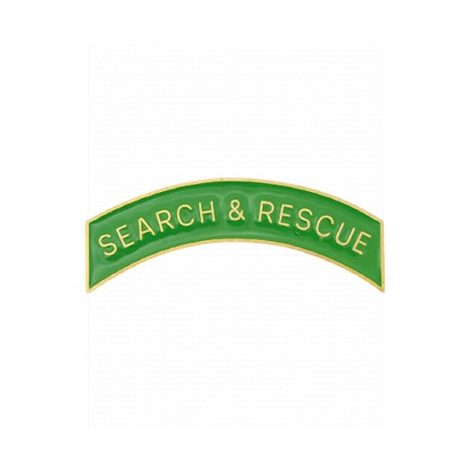 ROTC Metal Arc Tab SEARCH & RESCUE