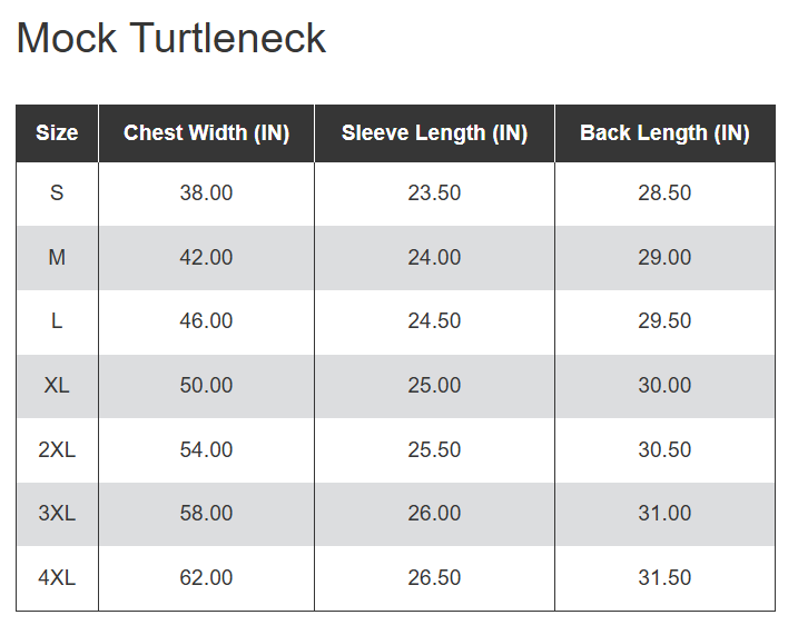 Rothco Mock Turtleneck