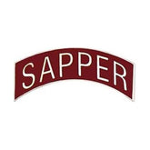 Sapper Tab Red Small Hat Pin