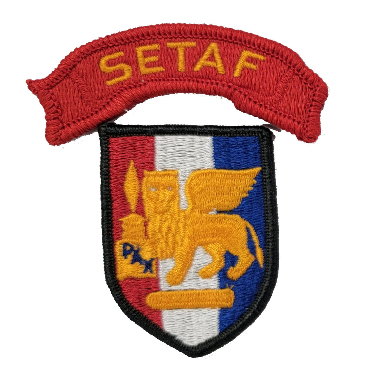 SETAF Southern European Task Force Dress Patch with SETAF Scroll