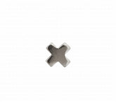 Silver St. Andrews Cross Ribbon Device