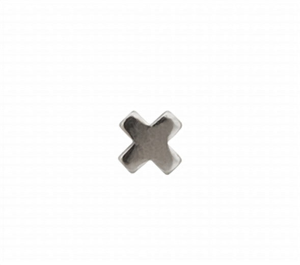 Silver St. Andrews Cross Ribbon Device