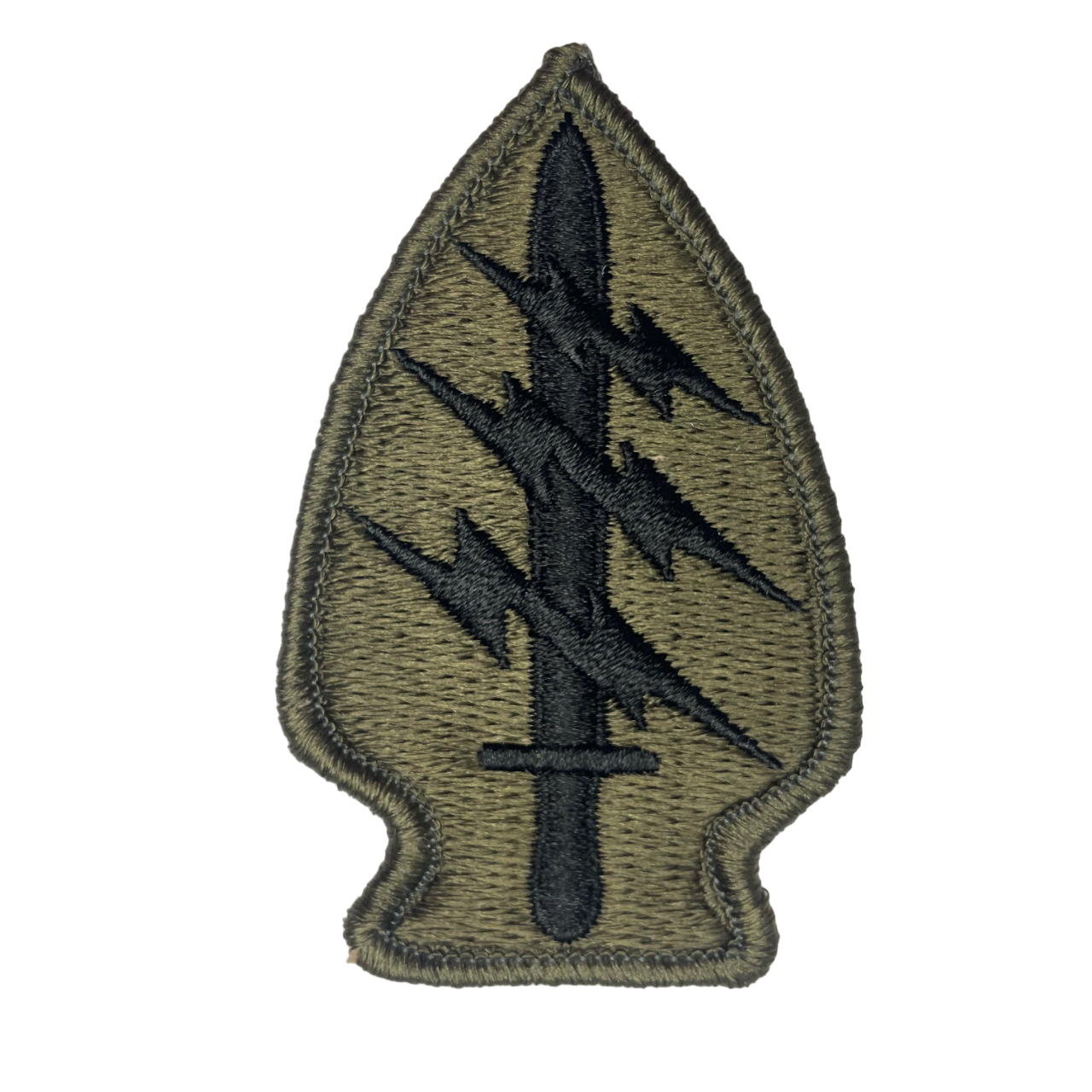 Special Forces Sew-On Patch - Subdued OD Green