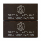 1 Pair State Seal Flight Badges Brown