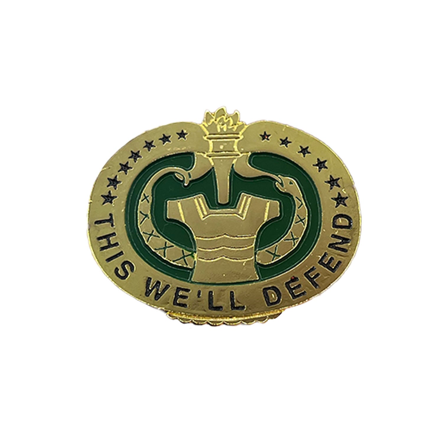 USA Drill Instructor "This We'll Defend" Metal Pin