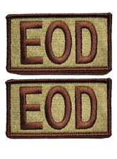 2 Pack of EOD Duty Identifier Patch OCP - Explosive Ordnance Disposal