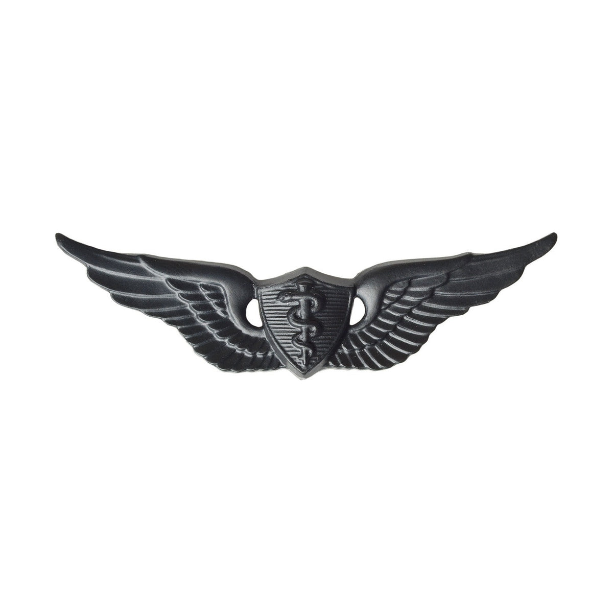 U.S. Army Flight Surgeon Badge - Black Metal Pin-On