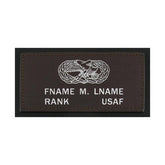 U.S. Air Force A-2 Leather Flight Badge