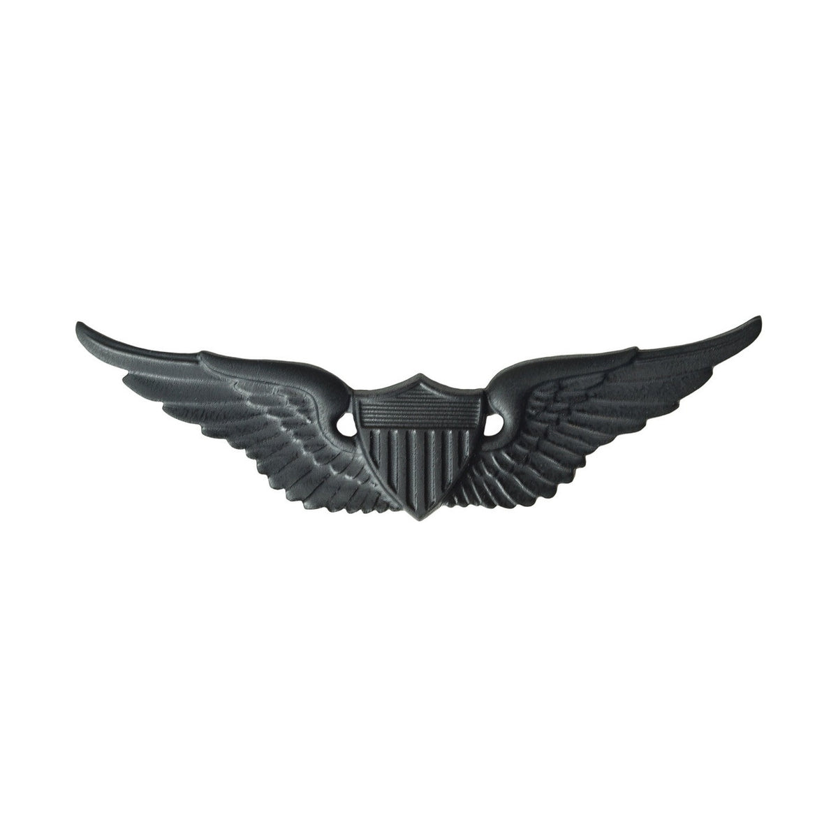 U.S. Army Aviator Badge - Black Metal Pin-On
