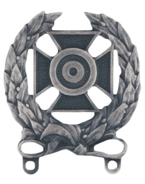 U.S. Army Expert Badge - Bright Silver or Silver Oxide Finish