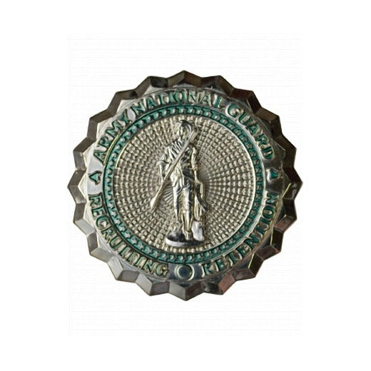 U.S. Army Recruiter Basic with Minuteman Badge - No Shine Insignia
