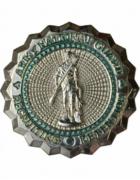 U.S. Army Recruiter Basic with Minuteman Badge - No Shine Insignia