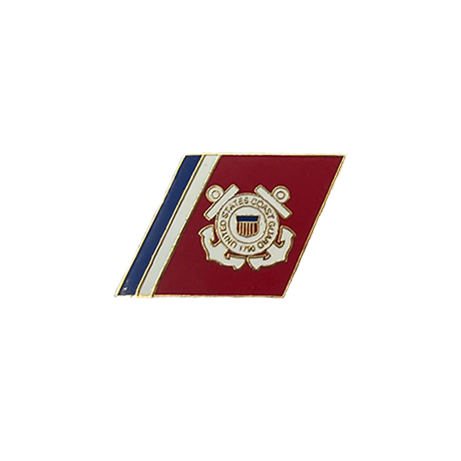 U.S. Coast Guard Racing Stripes Metal Pin - CLEARANCE!