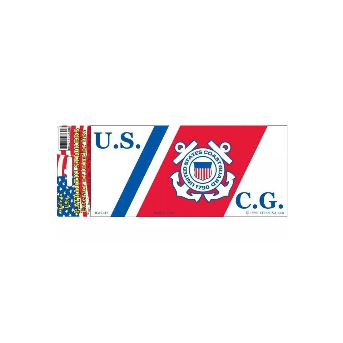 CLEARANCE - U.S.C.G. Coast Guard Bumper Sticker