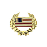 U.S. Flag Wreath Metal Pin