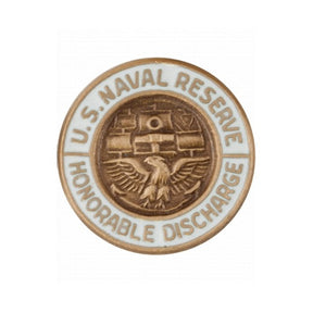 U.S. Navy Reservist Honorable Discharge Lapel Pin