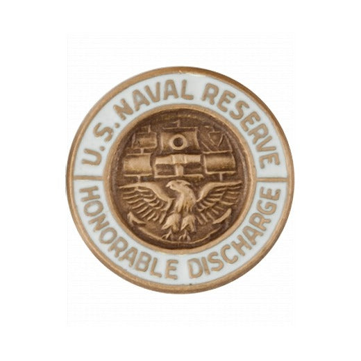 U.S. Navy Reservist Honorable Discharge Lapel Pin
