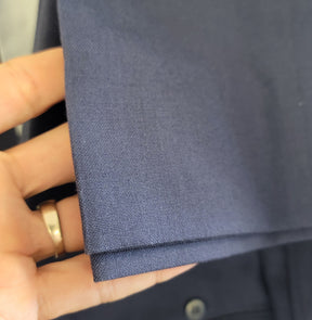 Vintage 1970s U.S. Air Force Dress Blue Tropical Poly/Wool Uniform Jacket and Pants