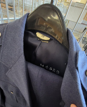 Vintage 1970s U.S. Air Force Dress Blue Wool Uniform Jacket and Pants