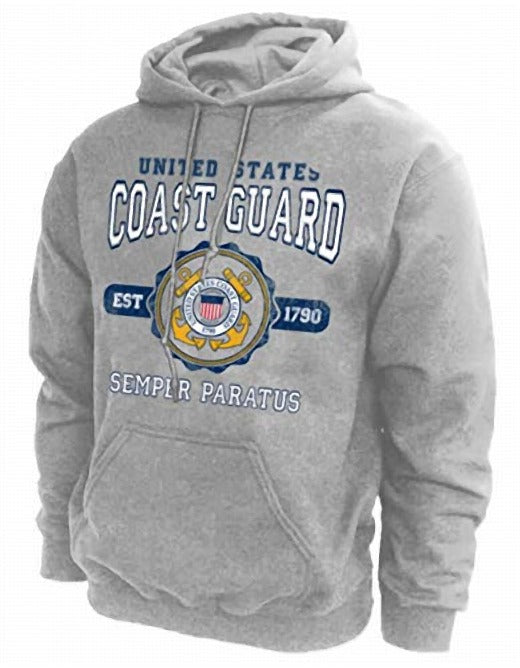 U.S. Coast Guard Hoodie - Circle Emblem SEMPER PARATUS