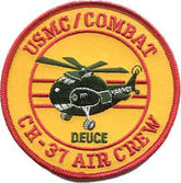 USMC Combat CH-37 Air Crew - Deuce - Vietnam Patch