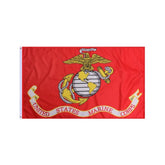 USMC Marine Corps Flag - Officially Licensed 3 feet x 5 feet - Made in USA