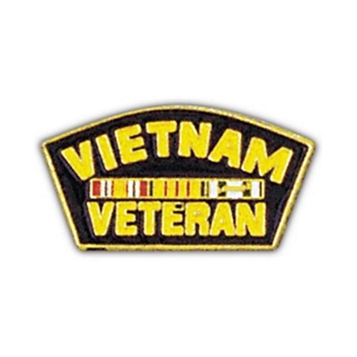 Vietnam Veteran Ribbons Small Hat Pin