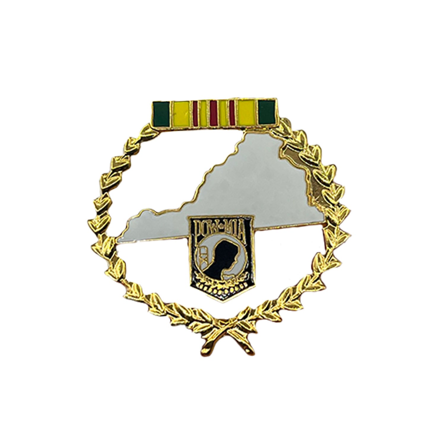 Virgina Pow-Mia Metal Pin