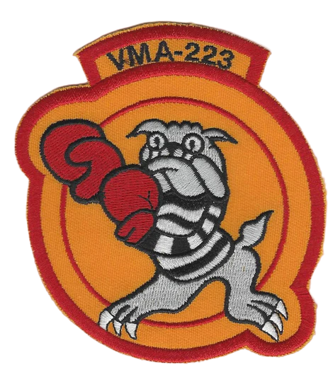 Marine Attack Squadron - VMA-223 Fixed Wing Squadron - USMC Patch