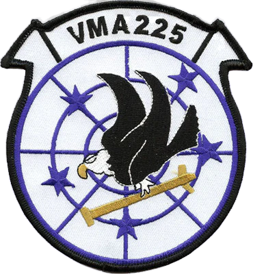 Marine Attack Squadron - VMA-225 Vagabonds Fixed Wing Squadron - USMC Patch