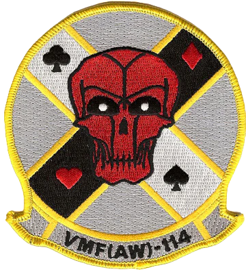 VMF(AW)-114 Death Dealers - Marine All-Weather Fighter Attack Squadron USMC Patch