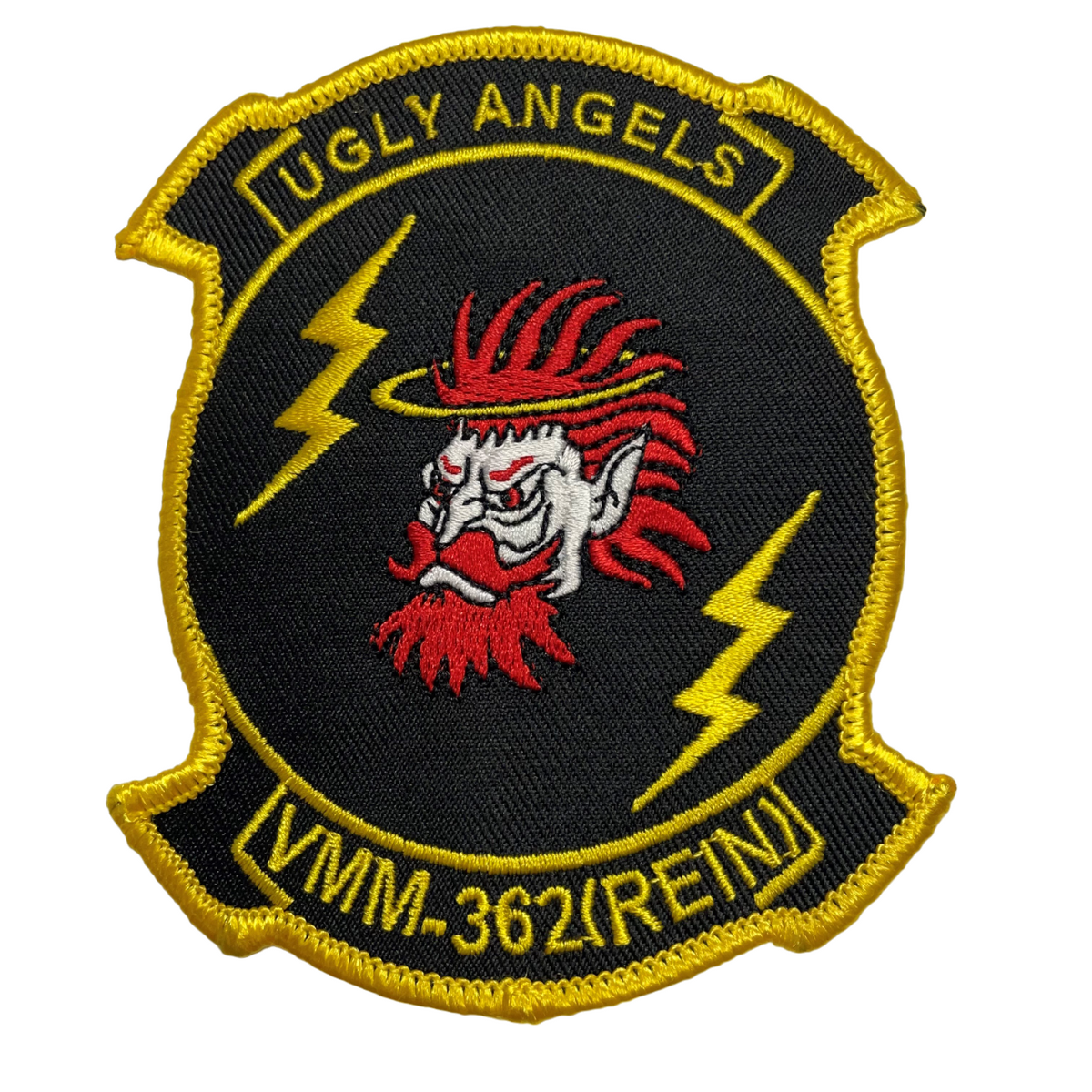 VMM-362 Ugly Angels - Reinforced Version -  Marine Medium Tiltrotor Squadron USMC Patch