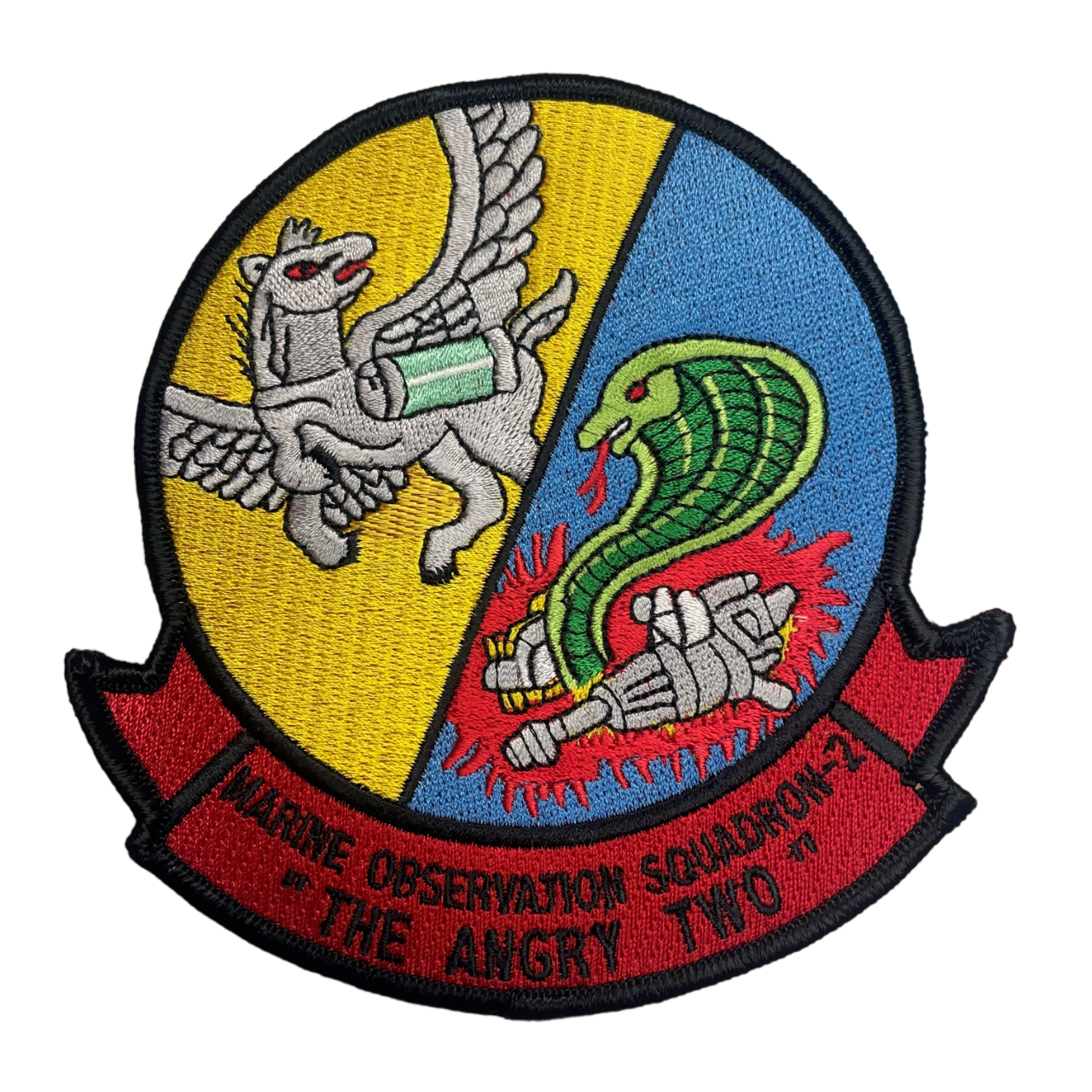 VMO-2 "The Angry Two" - Marine Observation Squadron USMC Patch