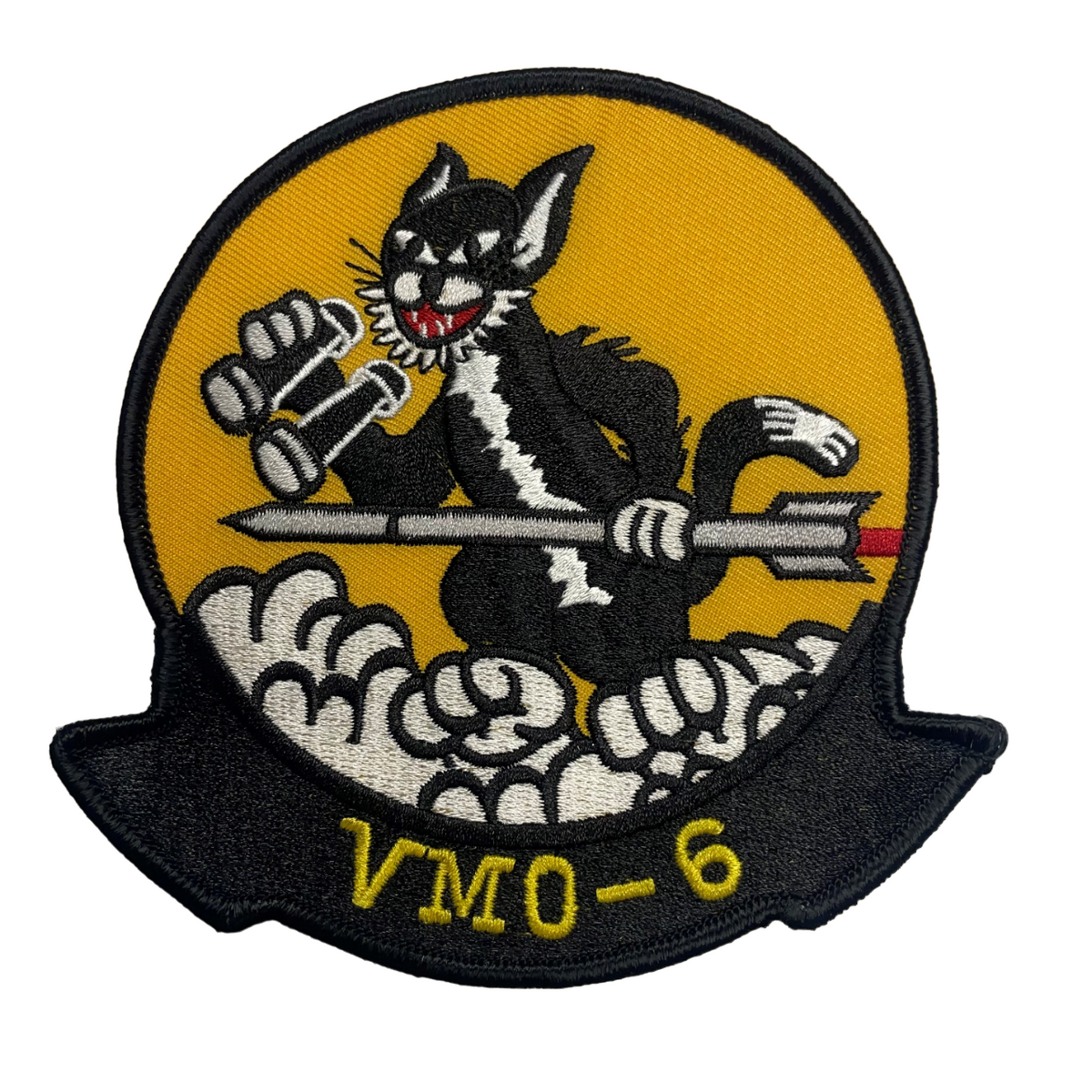 VMO-6 Tomcat with Rocket - Marine Observation Squadron USMC Patch - CLEARANCE!