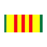 W144 Vietnam Service Ribbon Sticker Inside Window