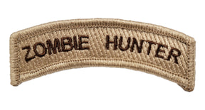 Zombie Hunter Tab Morale Patch - Desert Tan