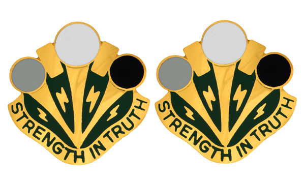 16th Psychological Operations Battalion Unit Crest DUI - STRENGTH IN TRUTH