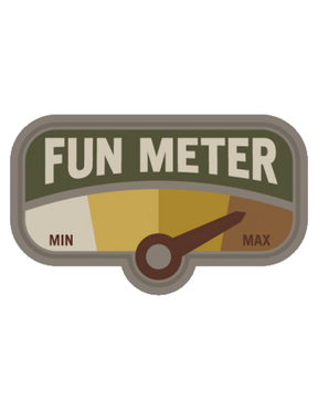 Fun Meter Morale Patch PVC - Mil-Spec Monkey