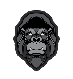 Gorilla Head Morale Patch PVC - Mil-Spec Monkey