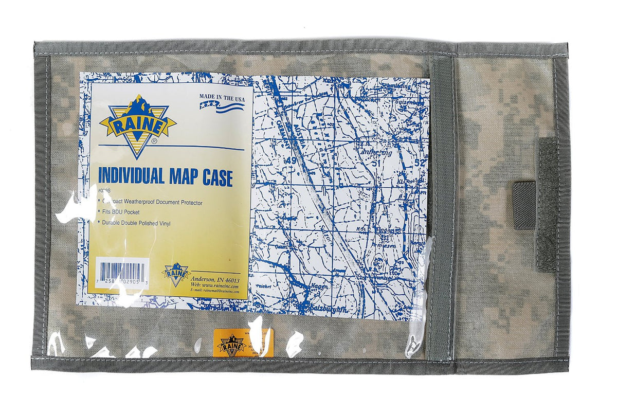 Raine Tactical Individual Map Case - 7x9 Inch - Made in U.S.A.