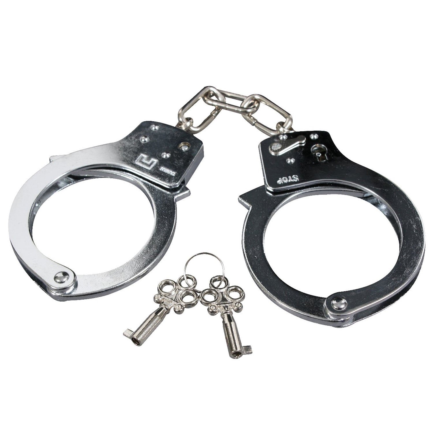 Rothco Double Lock Steel Handcuffs Silver