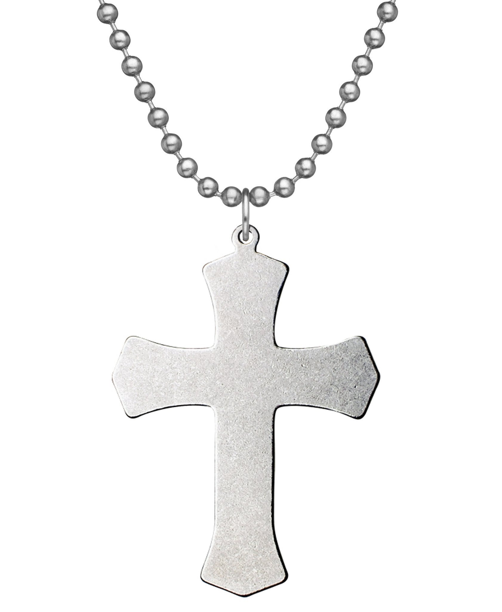 Warrior Cross Military Issue Necklace with Dog Tag Chain