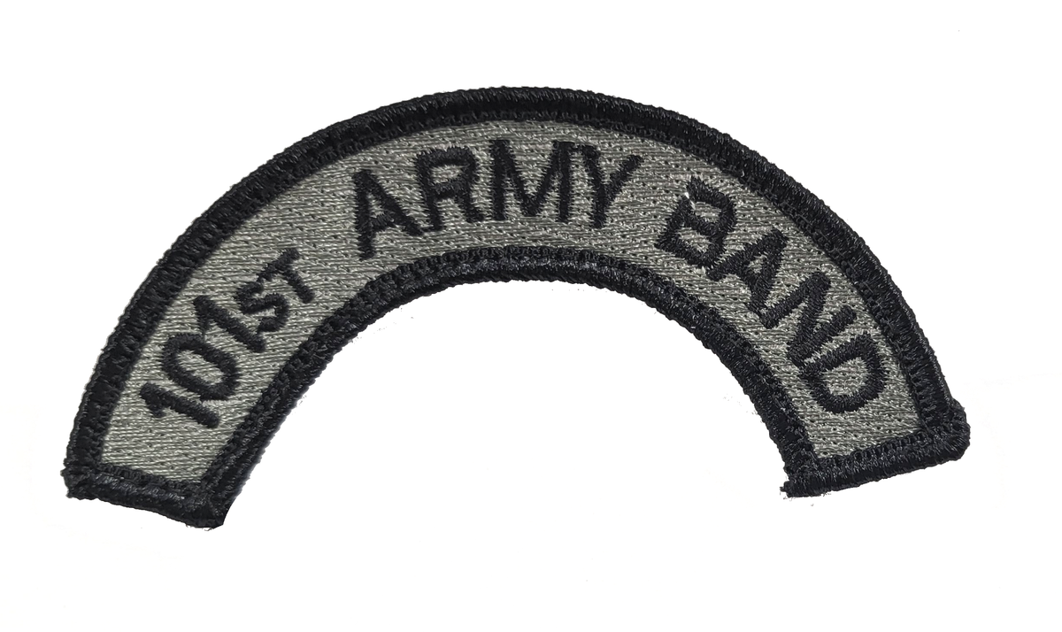 CLEARANCE - 101st Army Band Patch - ACU Foliage Green