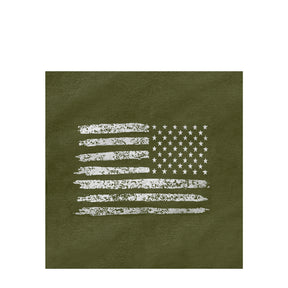 Rothco US Flag Long Sleeve T-Shirt Olive Drab